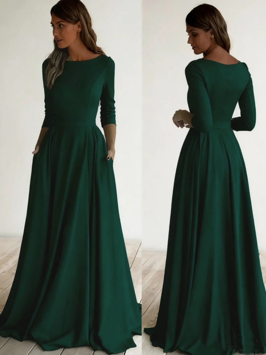 Simplicity Long Sleeve Parties Maxi Dresses - Image 19