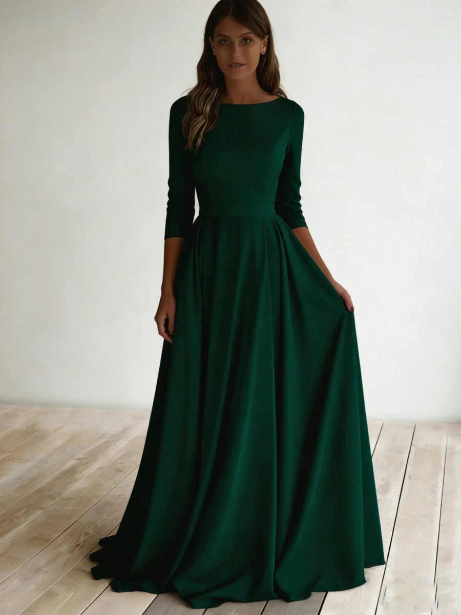 Simplicity Long Sleeve Parties Maxi Dresses - Image 22