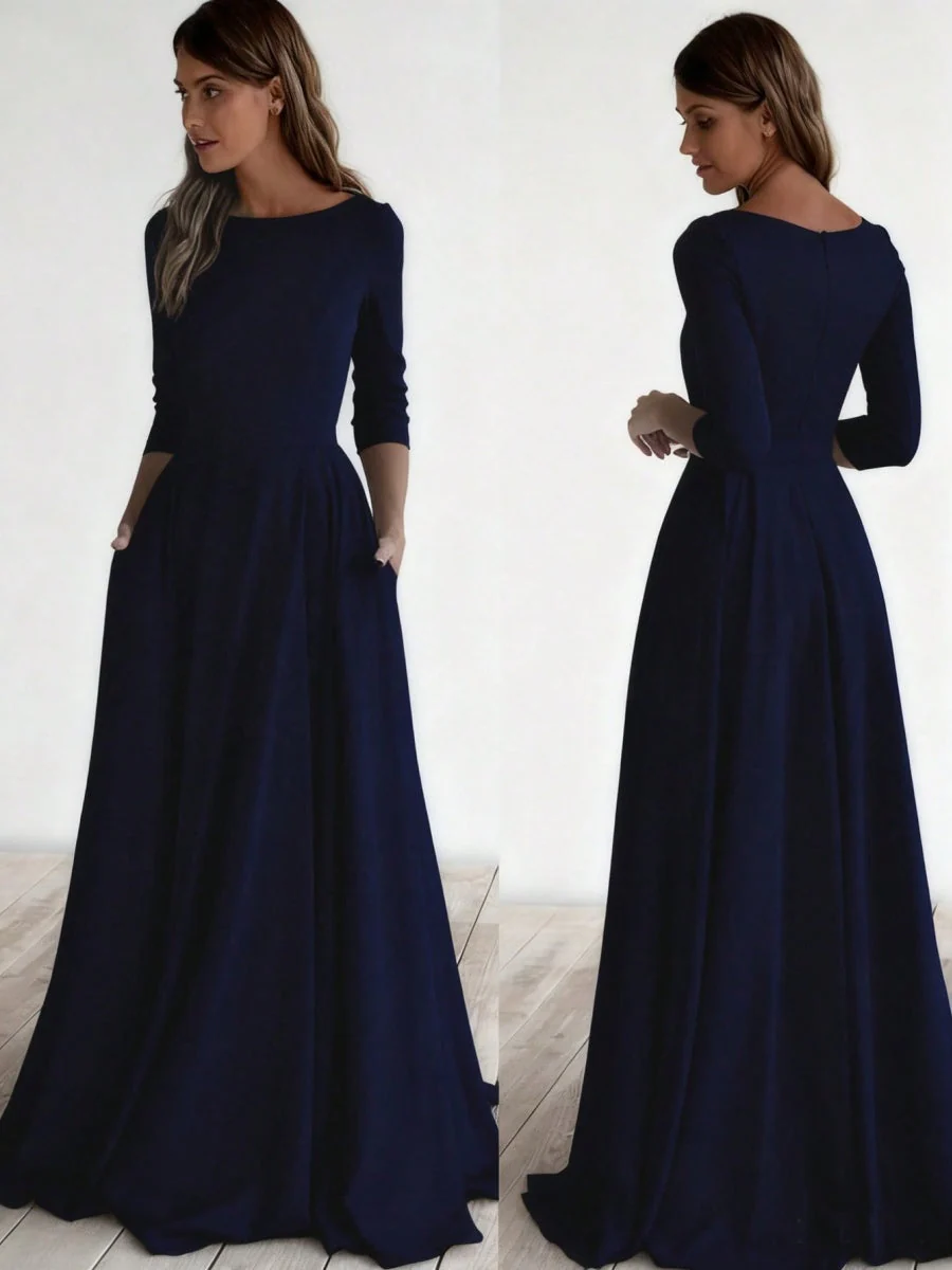 Simplicity Long Sleeve Parties Maxi Dresses - Image 24