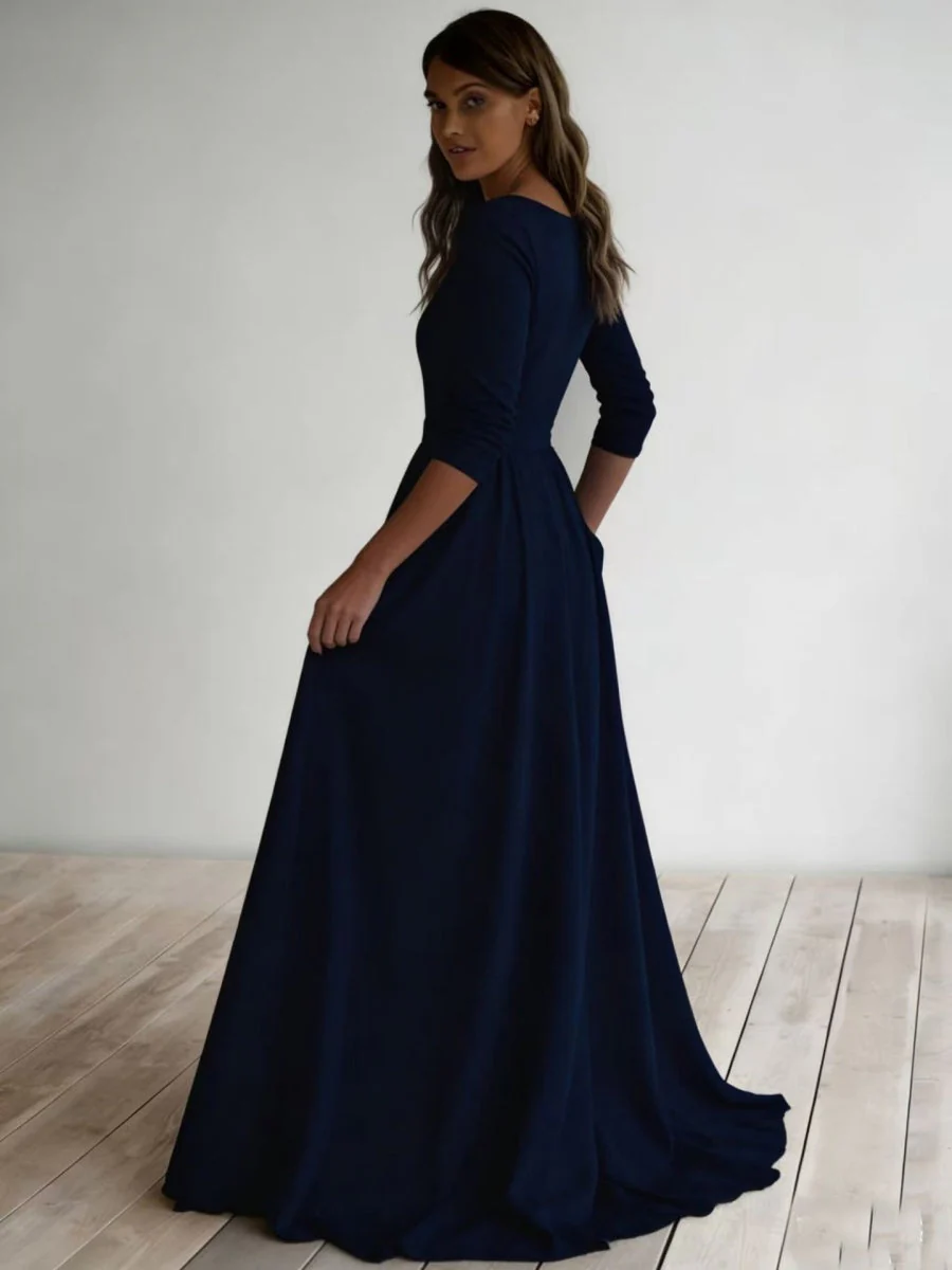 Simplicity Long Sleeve Parties Maxi Dresses - Image 25