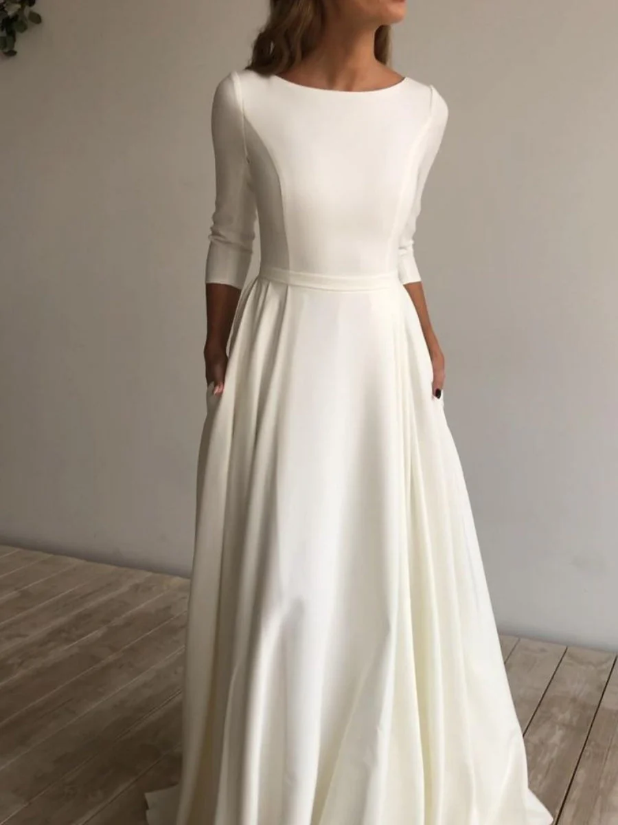 Simplicity Long Sleeve Parties Maxi Dresses - Image 3