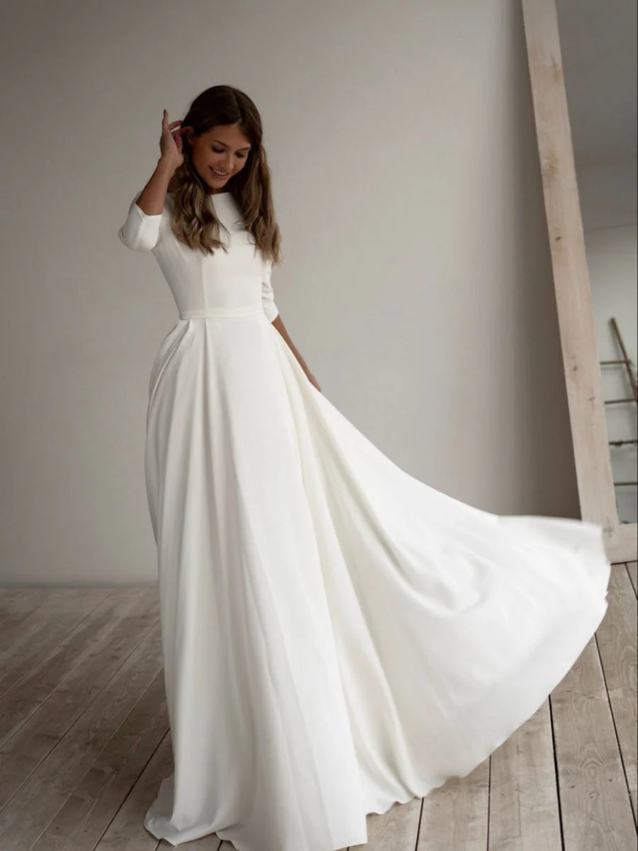 Simplicity Long Sleeve Parties Maxi Dresses - Image 6