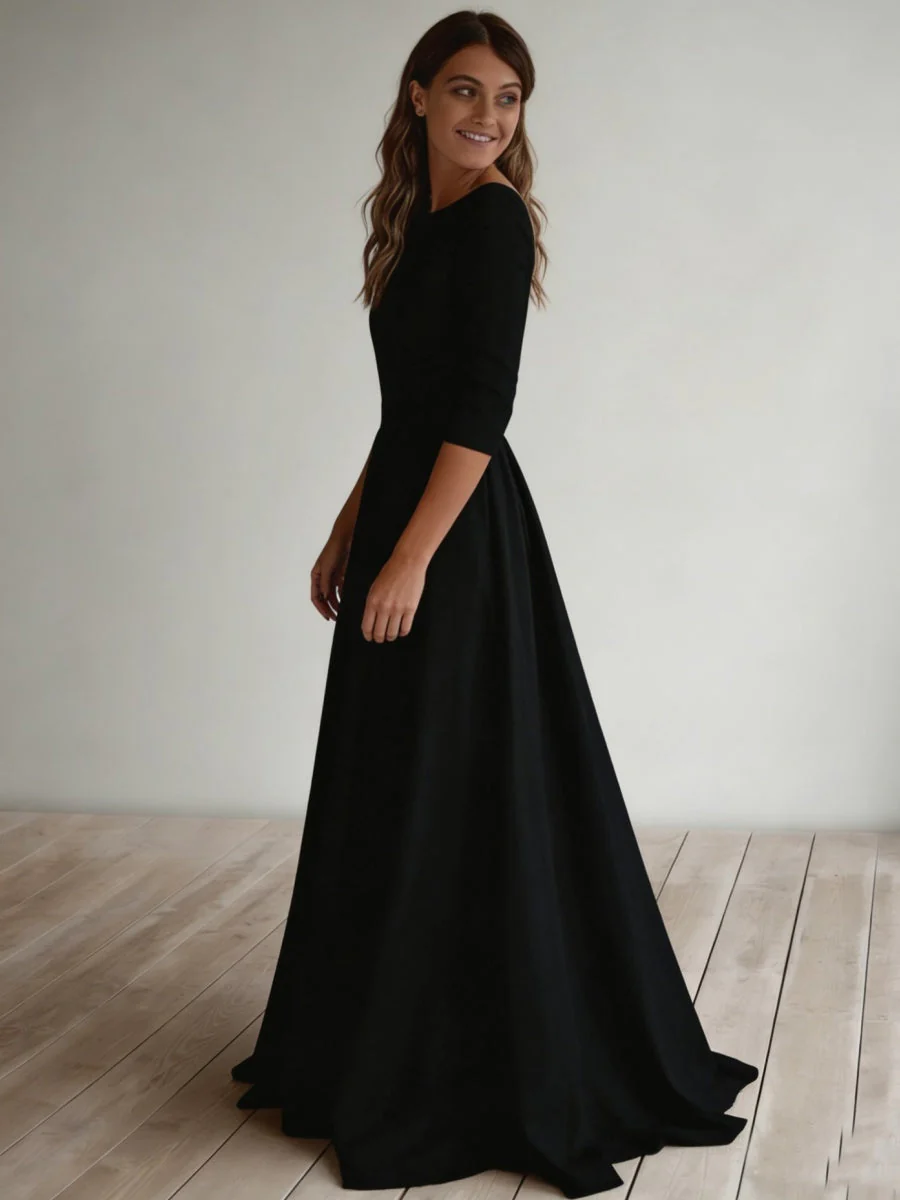 Simplicity Long Sleeve Parties Maxi Dresses - Image 8