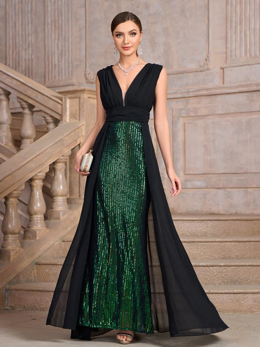 Sequins Sleeveless Sequins Parties Formal Dress Maxi Dresses - Image 2