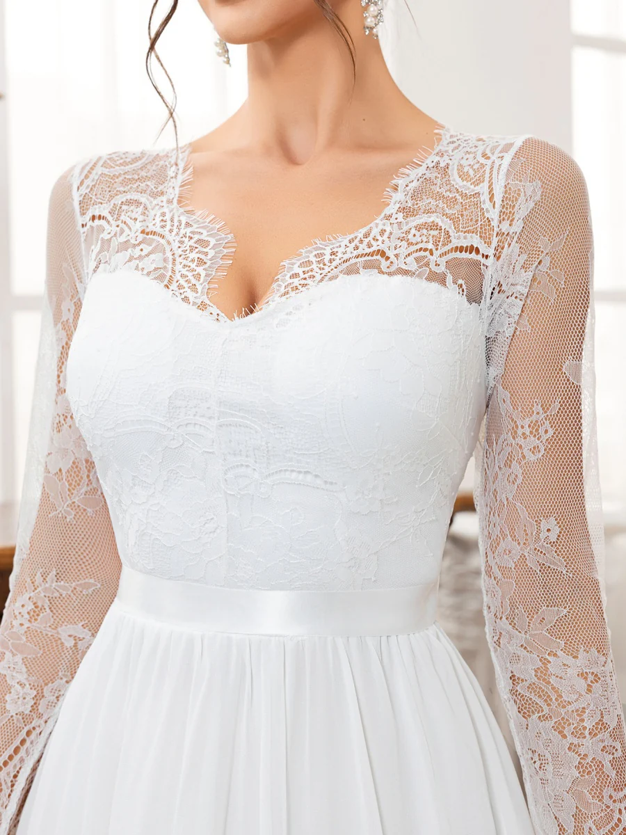 Lace Wedding Dress Formal Dress Maxi Dresses - Image 6