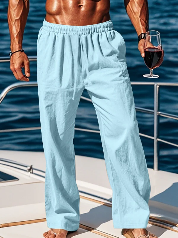 Breathable Moisture-wicking Leisure Wide-leg Pants - Image 11