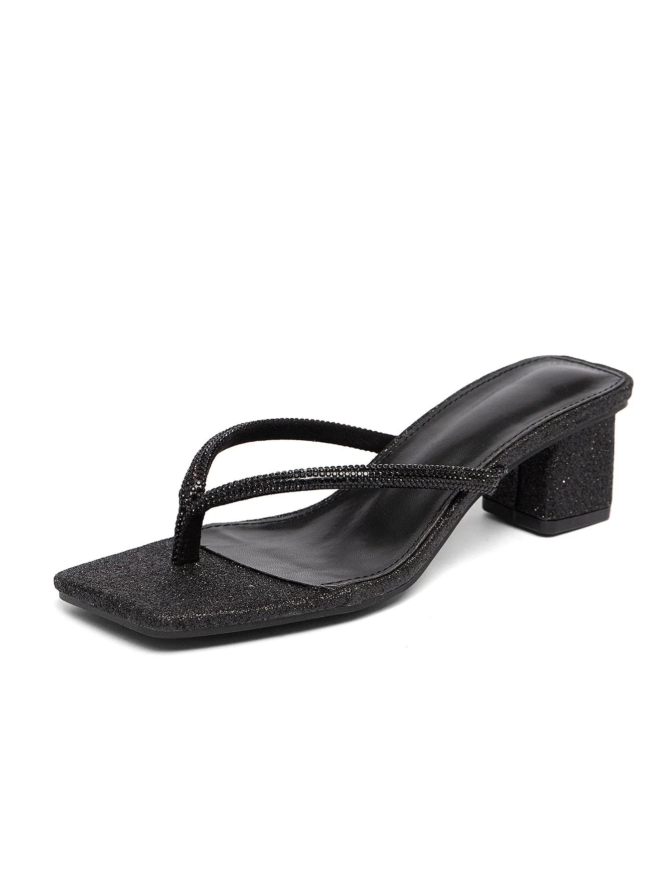 Women's High-heeled Sandals With Flip-flops - Image 13