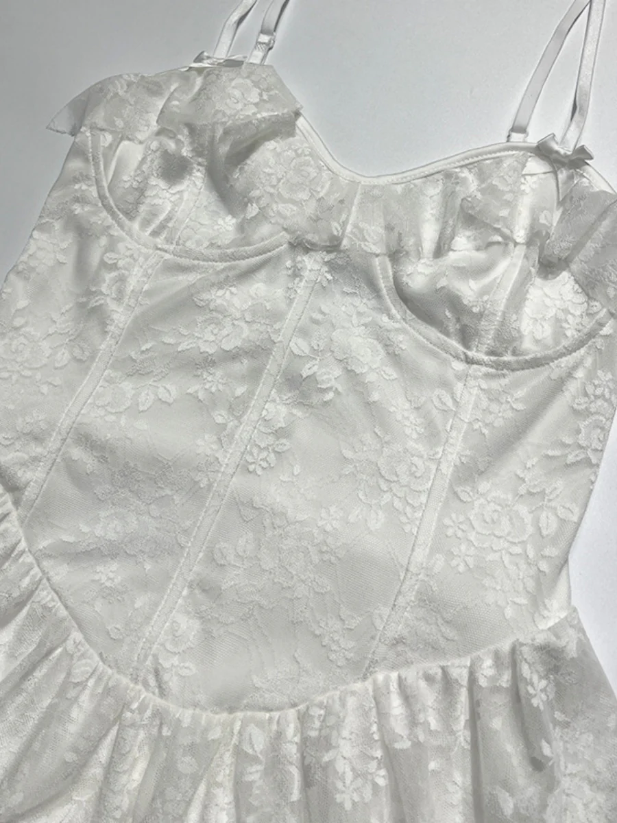 Lace Ruffle Sexy Mini&Short Dresses - Image 6