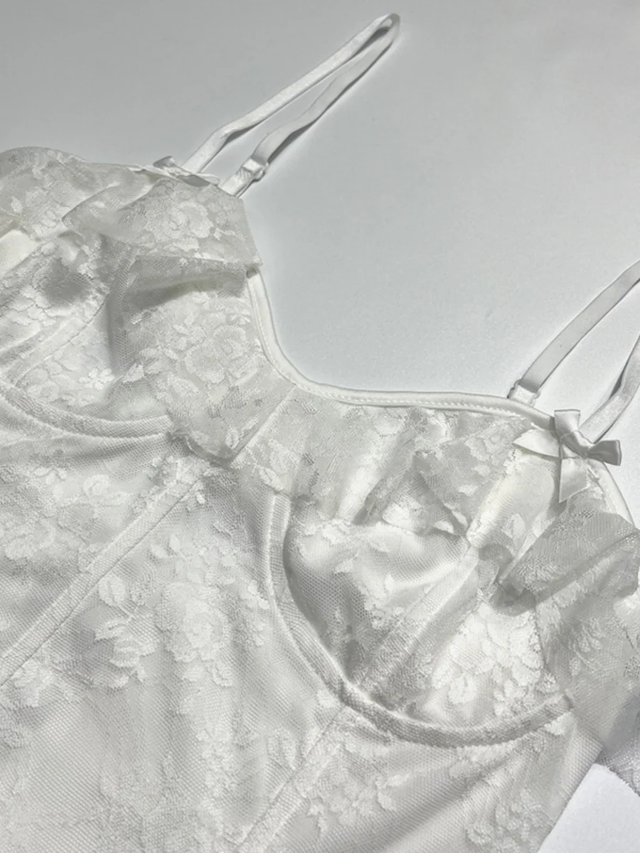 Lace Ruffle Sexy Mini&Short Dresses - Image 7