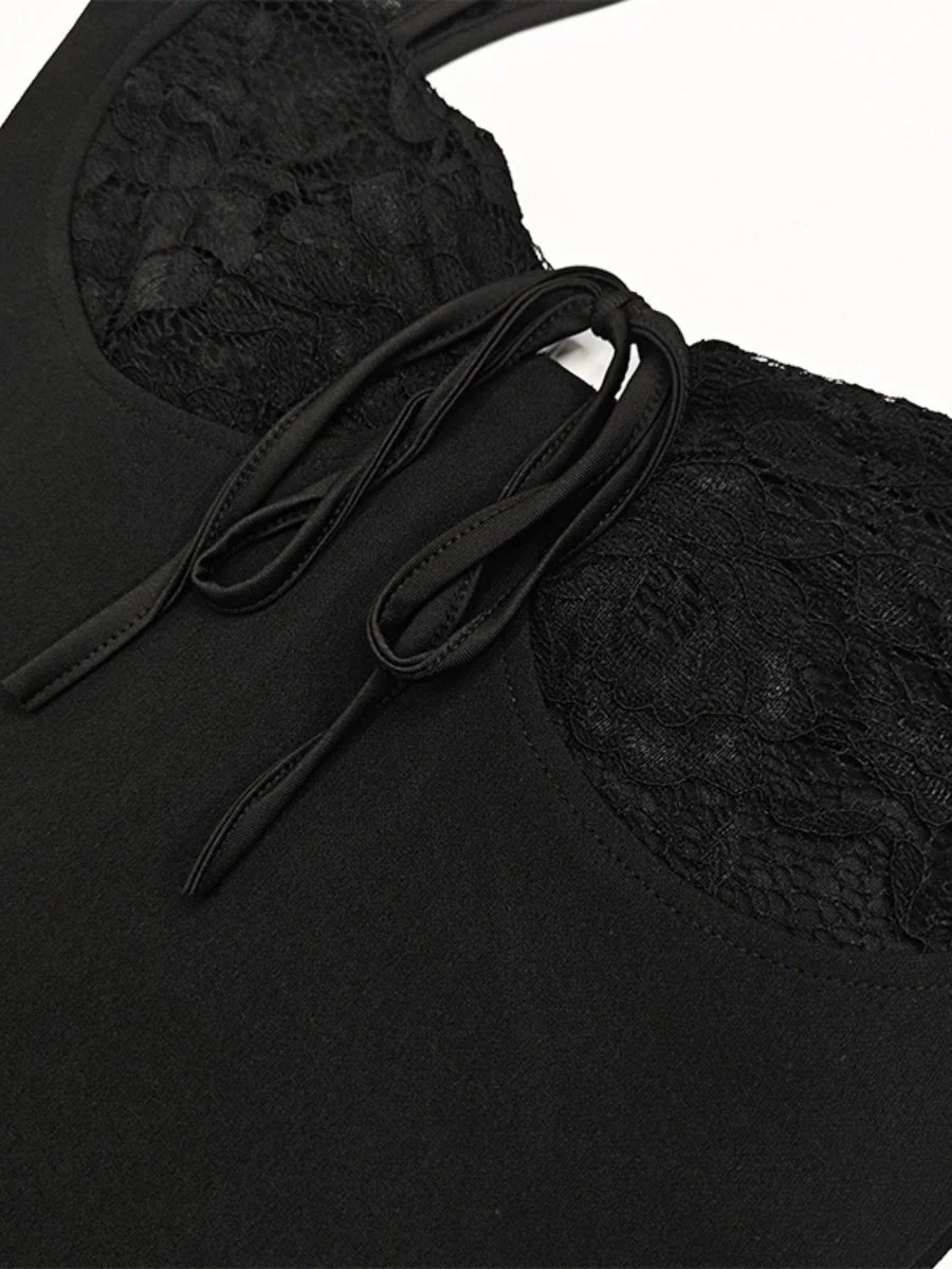 High Slit Lace Formal Dress Maxi Dresses - Image 12