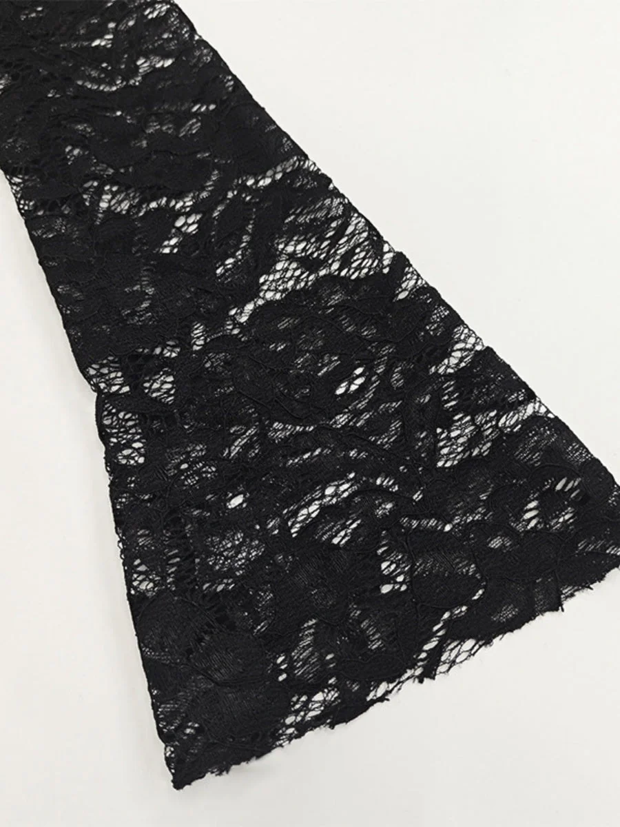 High Slit Lace Formal Dress Maxi Dresses - Image 13