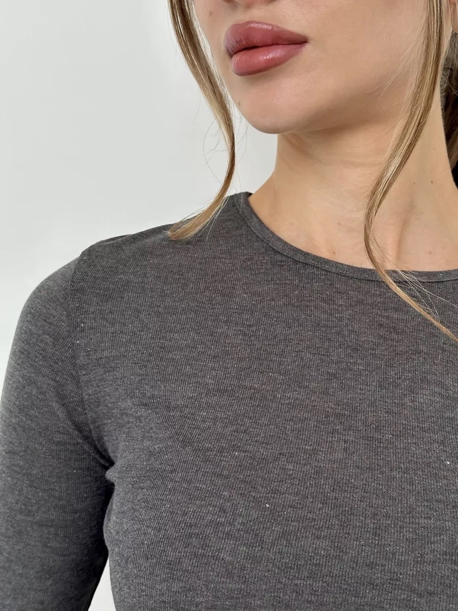 Crew Neck Long Sleeve T-shirts - Image 19