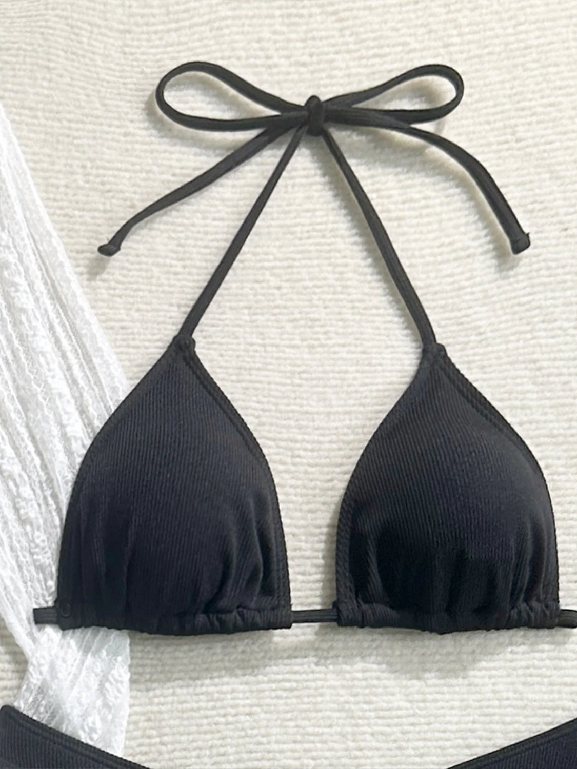 Sexy Lace Mesh Swimsuit Bikini Four-piece Set - Image 24
