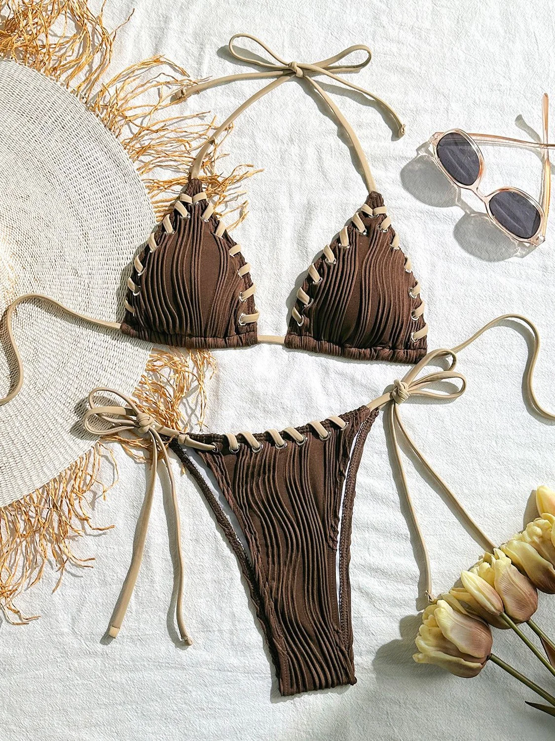 Fresh, Sweet, And Unique Two-piece Swimsuit Bikini - Image 12