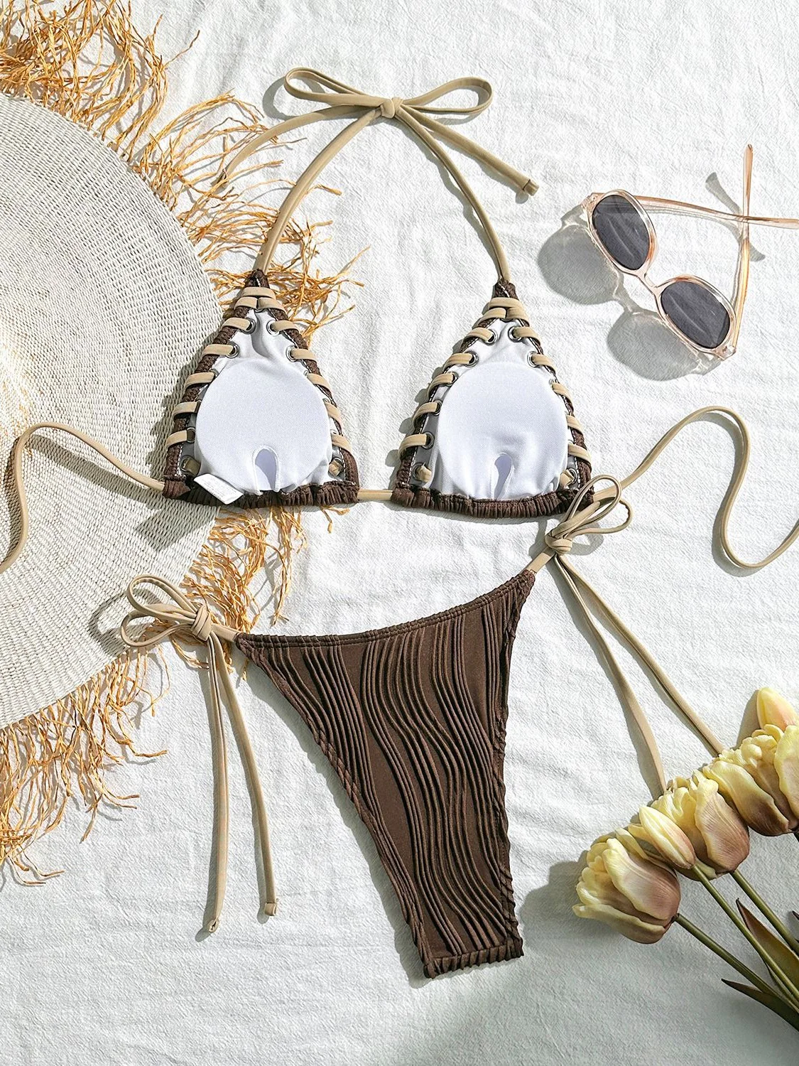 Fresh, Sweet, And Unique Two-piece Swimsuit Bikini - Image 16