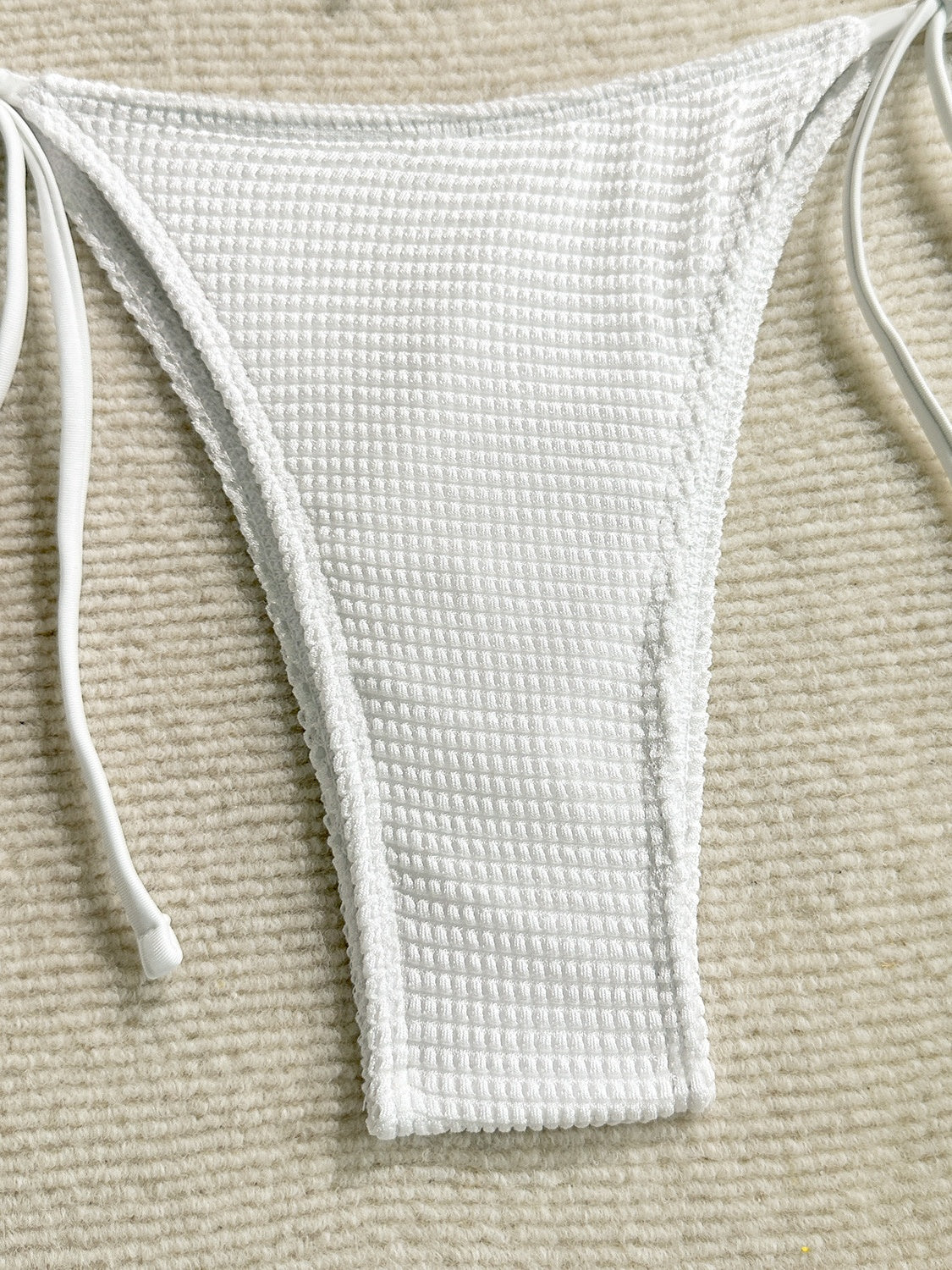 Solid Color Mesh Long Dress Starfish Swimsuit Bikini Three-piece Set - Image 15