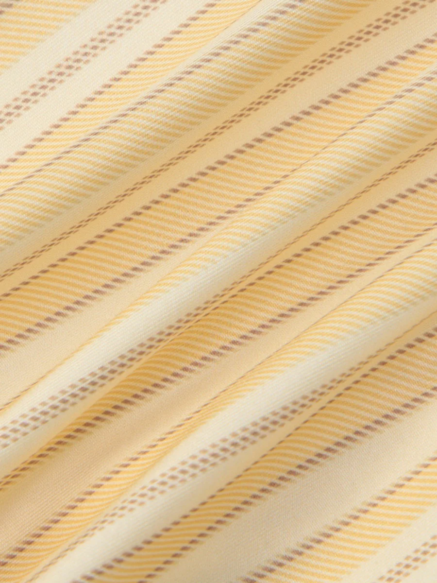Retro Buttons Stripes Sexy Shirts - Image 14