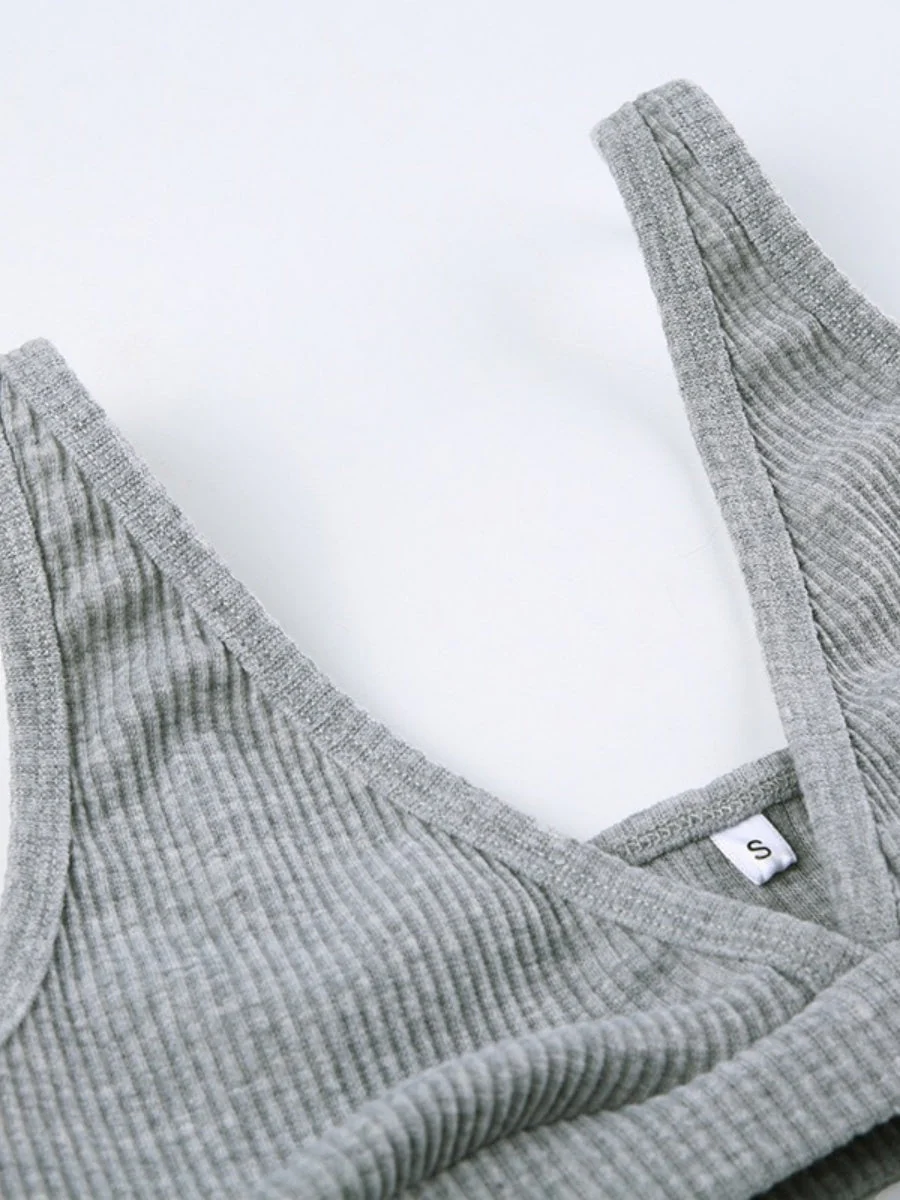3 Piece Hoodie Tube Top Shorts Set - Image 7