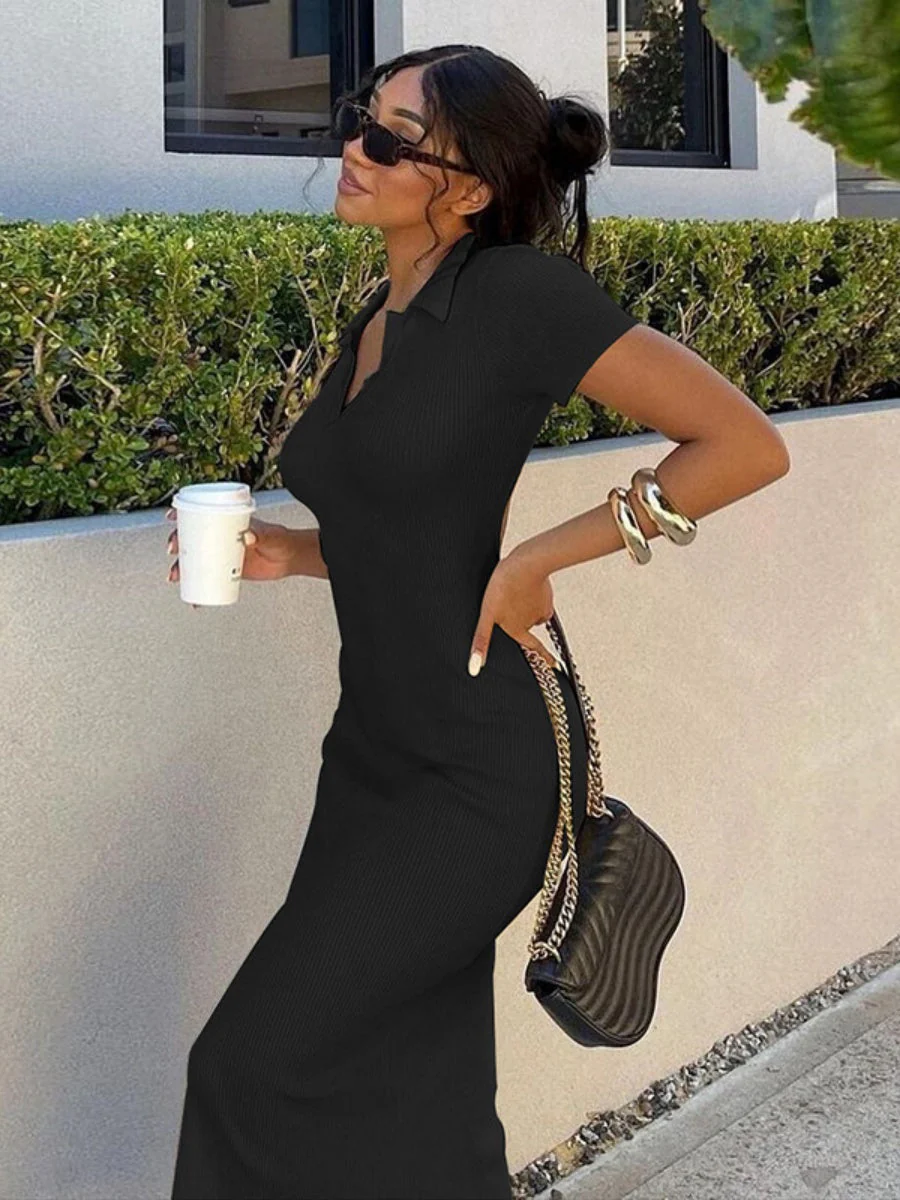 Backless Slit Maxi Dresses - Image 6