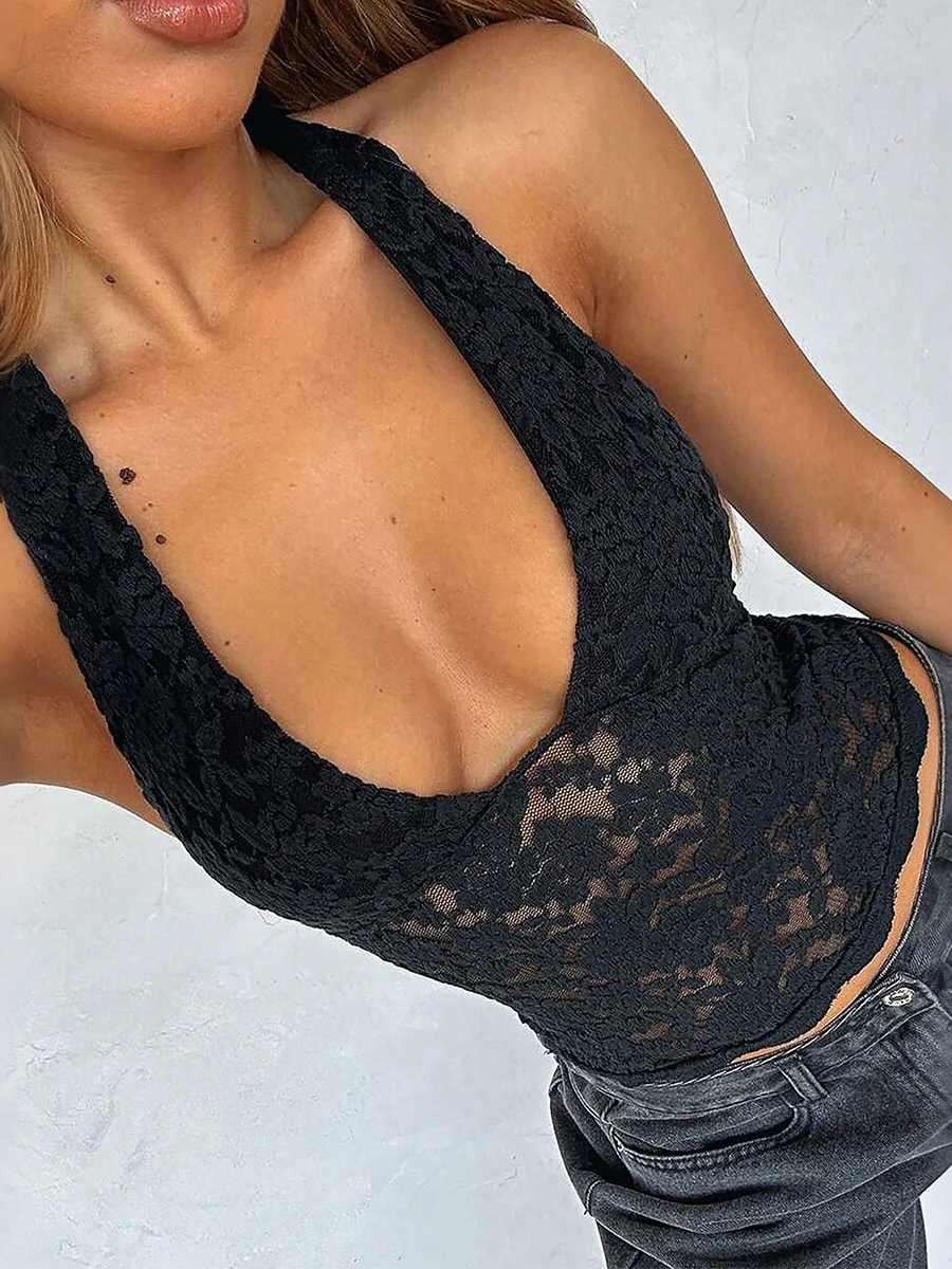 Lace Halter Top - Image 4