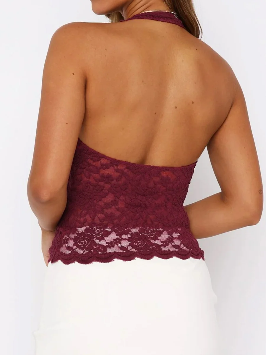 Lace Halter Top - Image 9