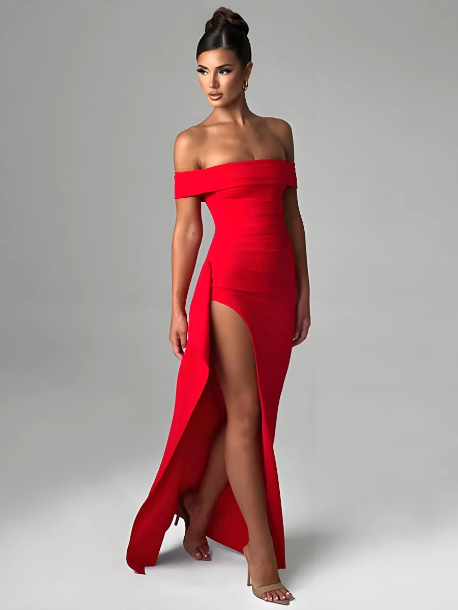 Liber Summer Women's Backless Solid Color Maxi Dresses - Image 11