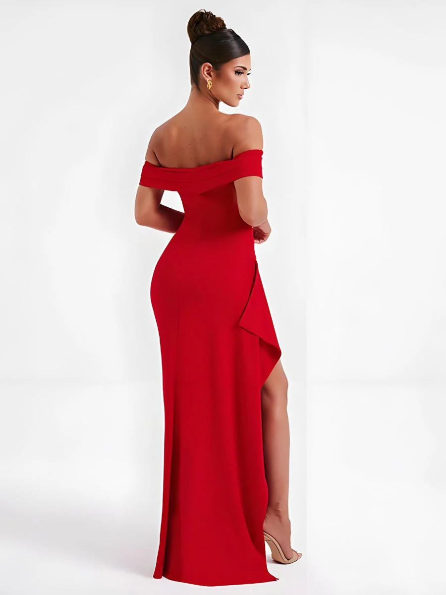 Liber Summer Women's Backless Solid Color Maxi Dresses - Image 12