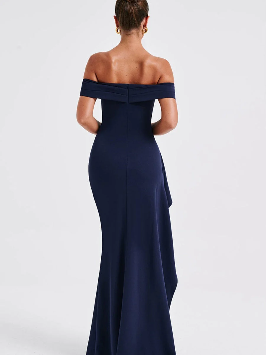 Liber Summer Women's Backless Solid Color Maxi Dresses - Image 14