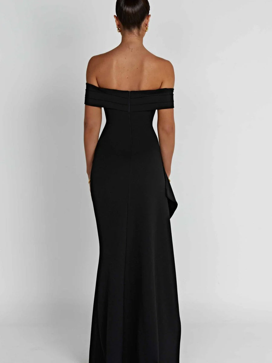Liber Summer Women's Backless Solid Color Maxi Dresses - Image 16