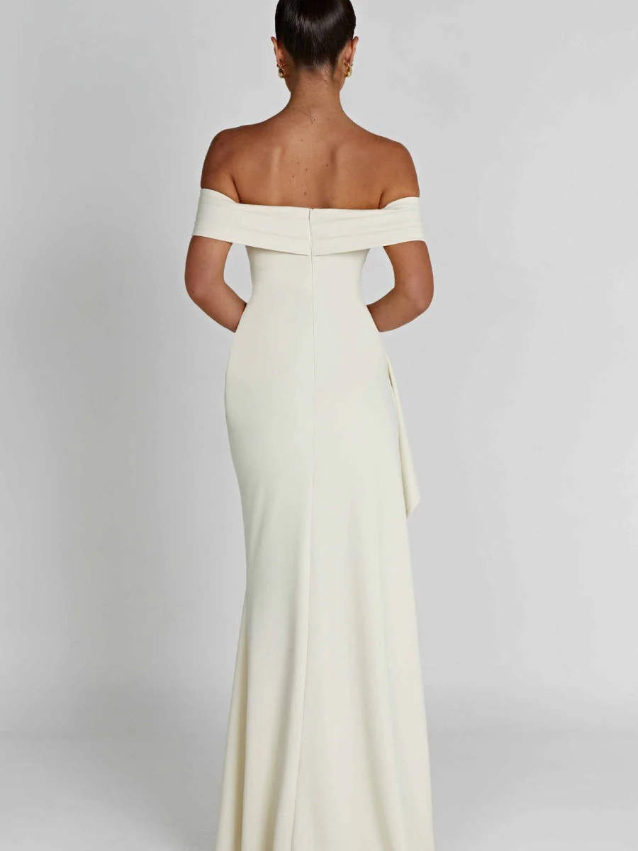 Liber Summer Women's Backless Solid Color Maxi Dresses - Image 2