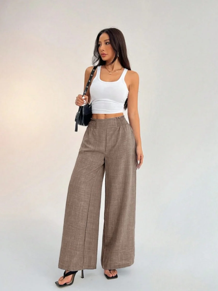 Casual style Straight-leg Pants - Image 10
