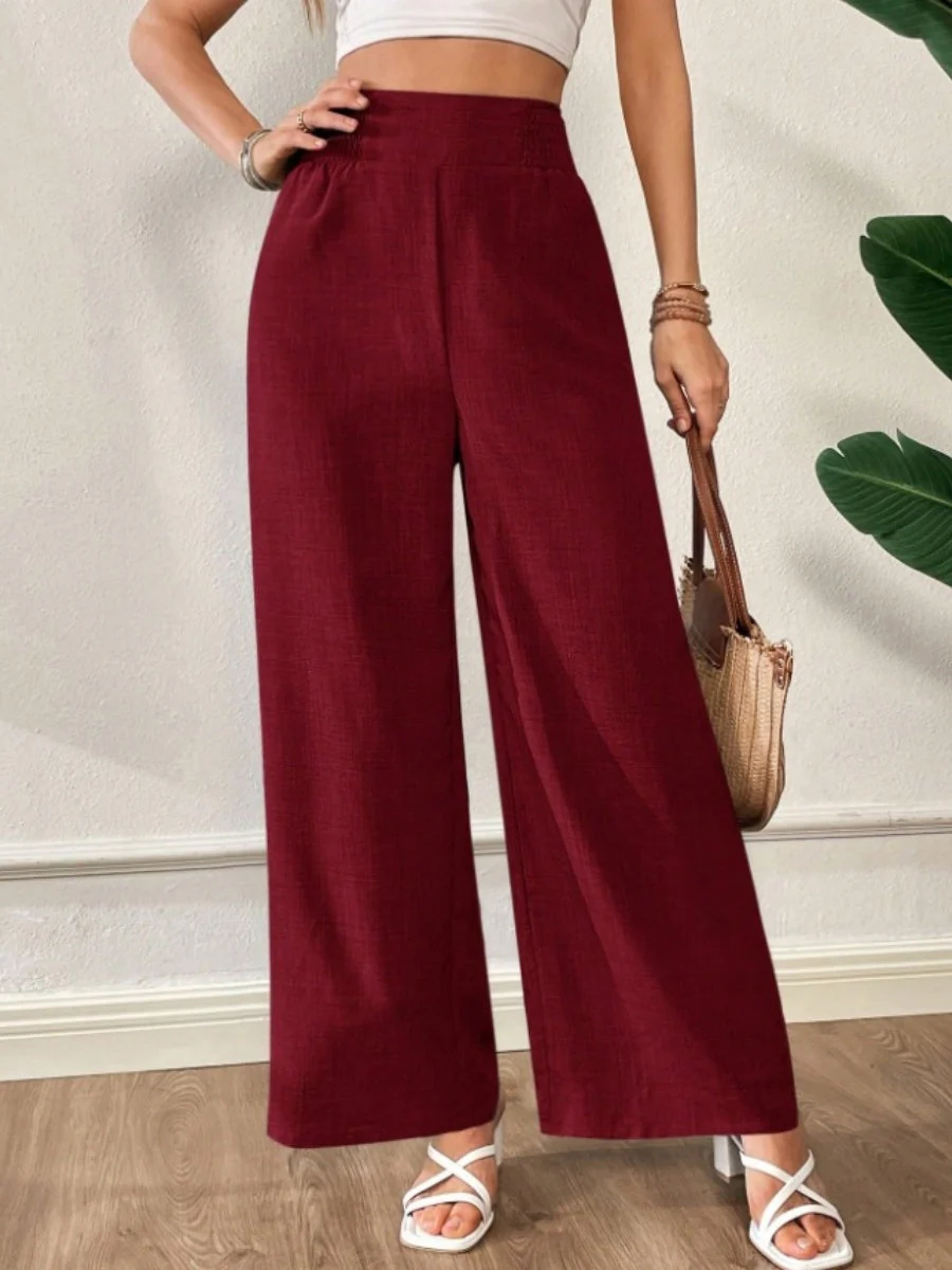 Casual style Straight-leg Pants - Image 13