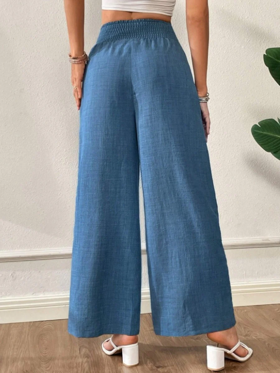 Casual style Straight-leg Pants - Image 2