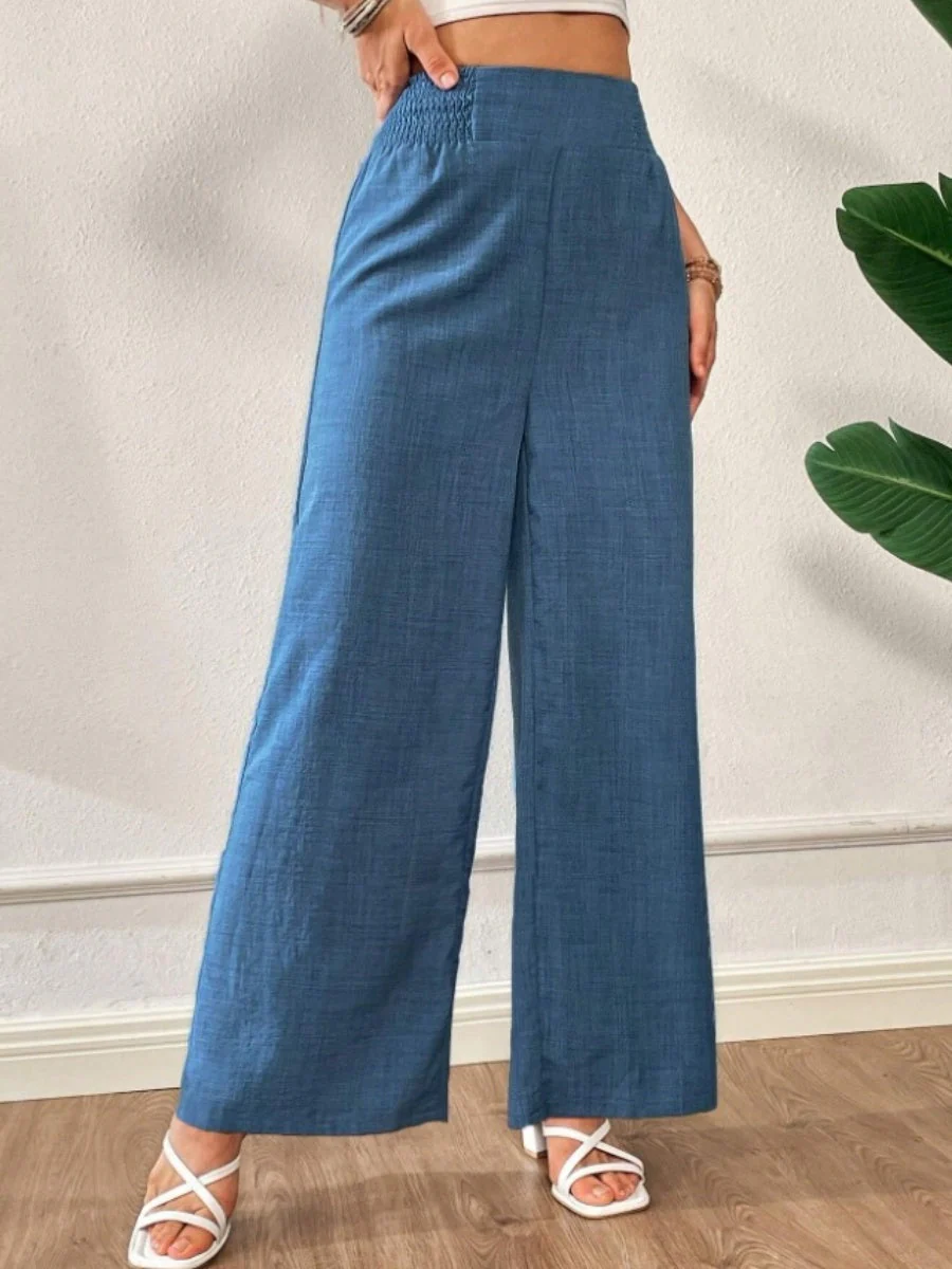 Casual style Straight-leg Pants - Image 4