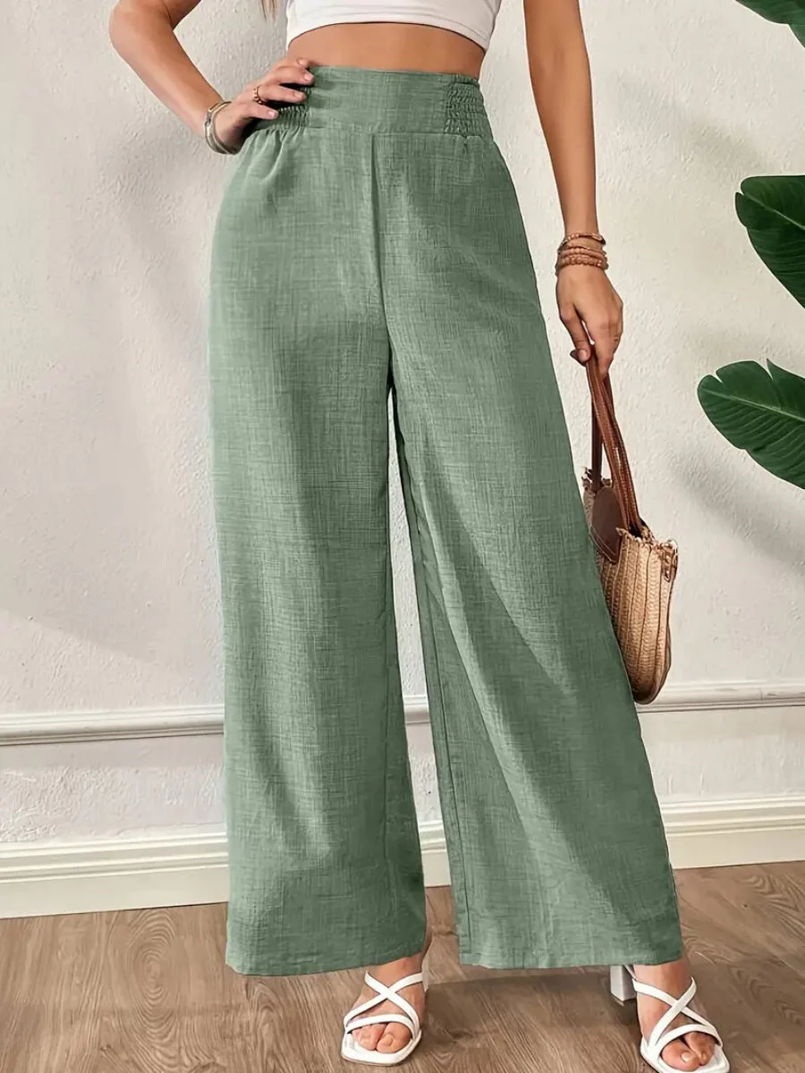 Casual style Straight-leg Pants - Image 6