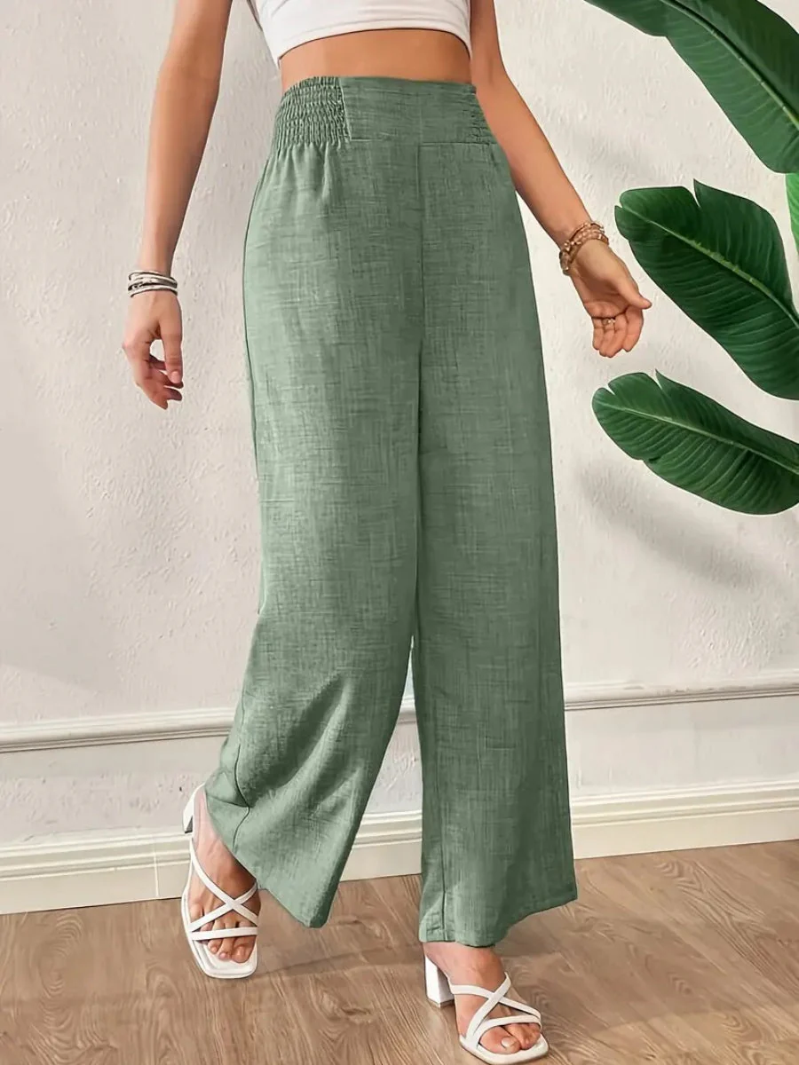 Casual style Straight-leg Pants - Image 7