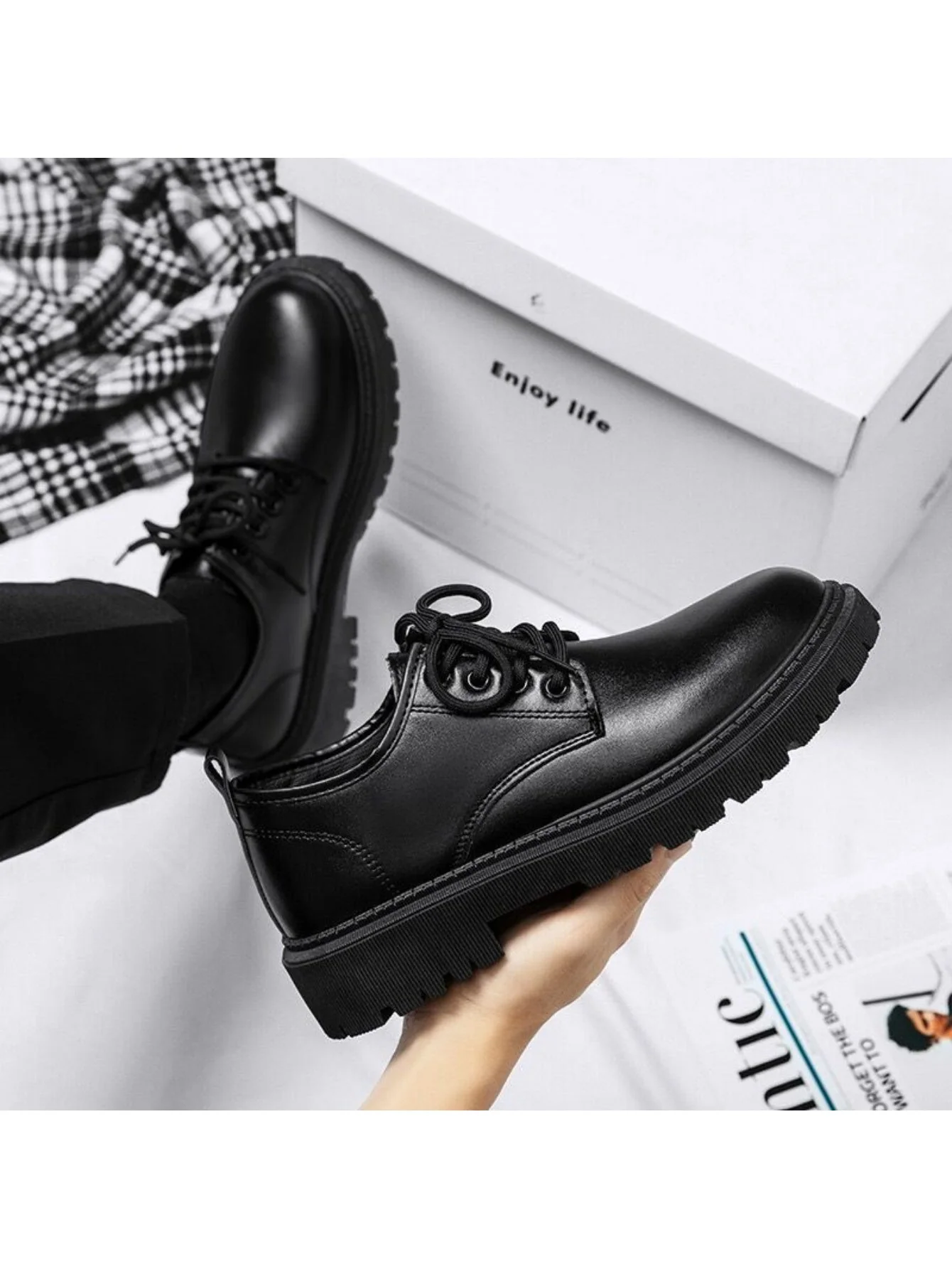 Men's Black Shoes - Image 2