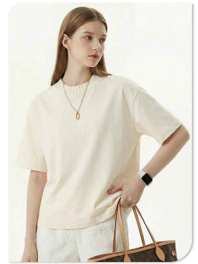 Color-blocked Cropped T-shirt - Image 12