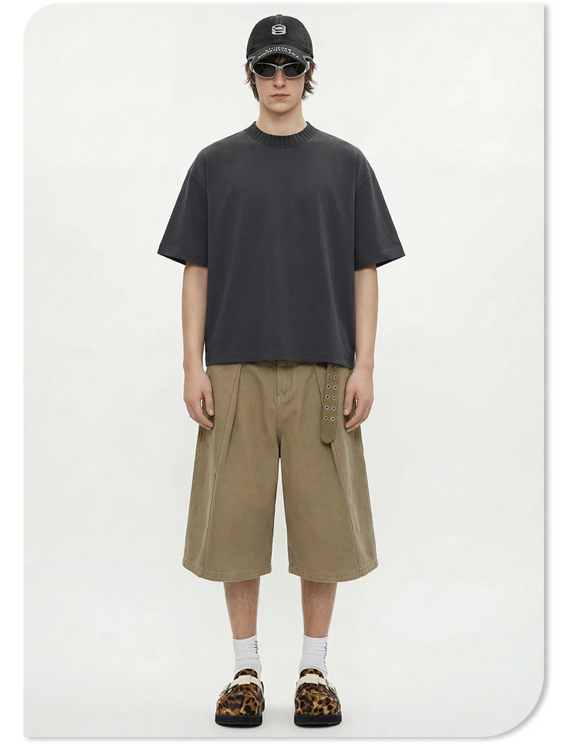 Color-blocked Cropped T-shirt - Image 15