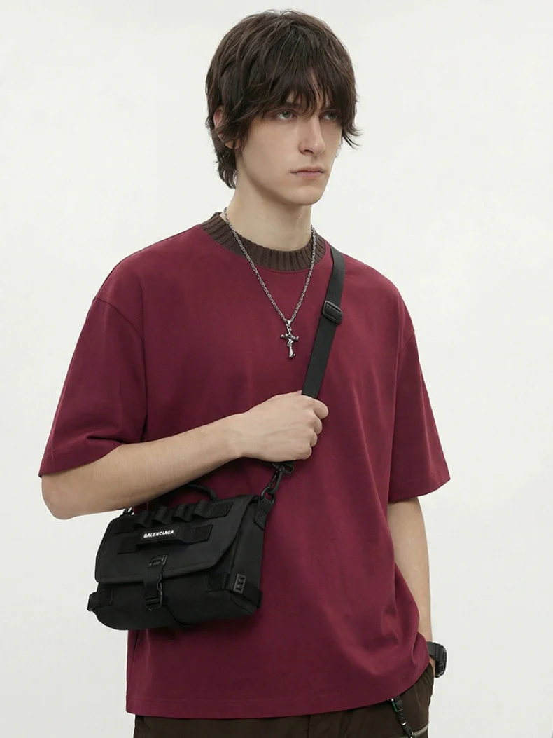Color-blocked Cropped T-shirt - Image 8