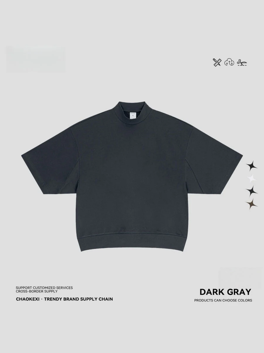 Solid Color BOXY Loose T-shirts - Image 4