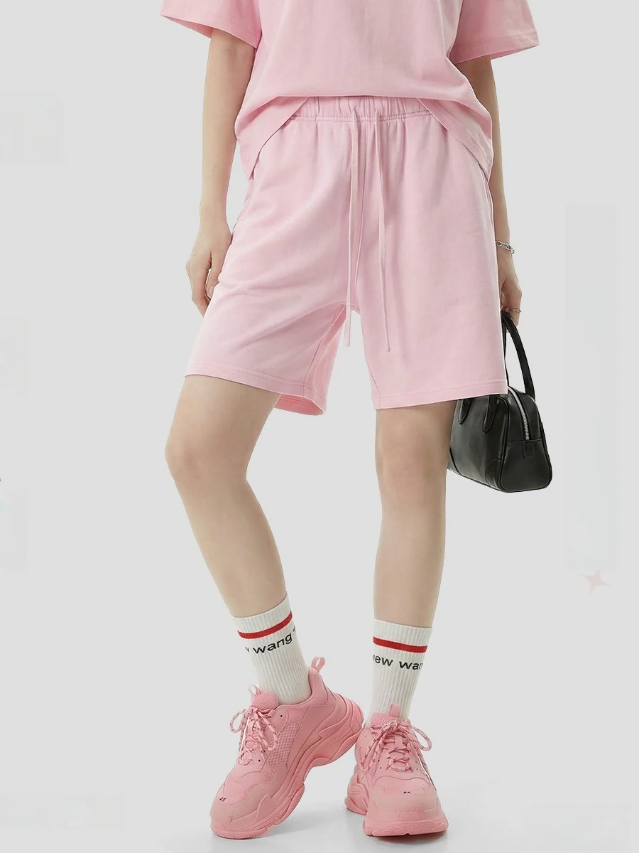Leisure Washing Water Fade Loose-fit Five Points Shorts - Image 13