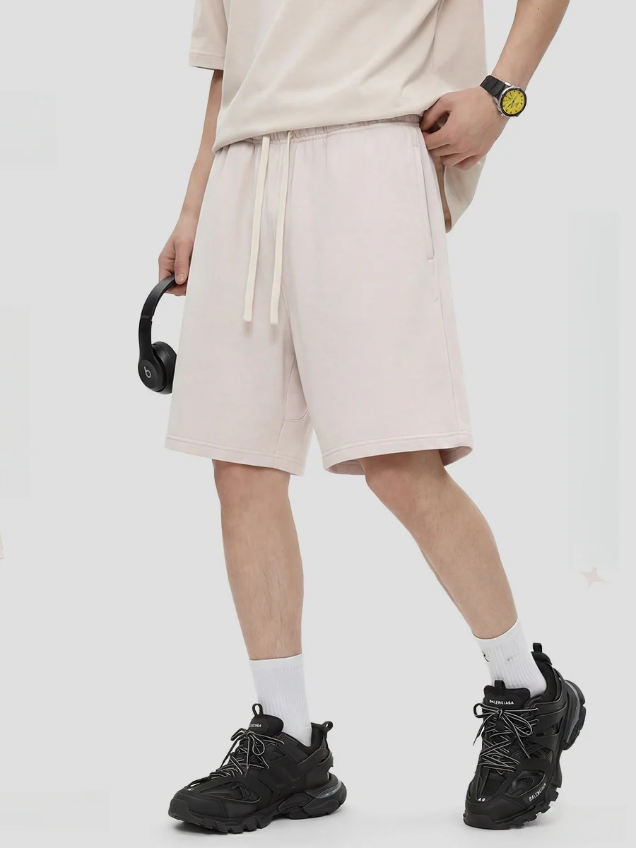 Leisure Washing Water Fade Loose-fit Five Points Shorts - Image 19
