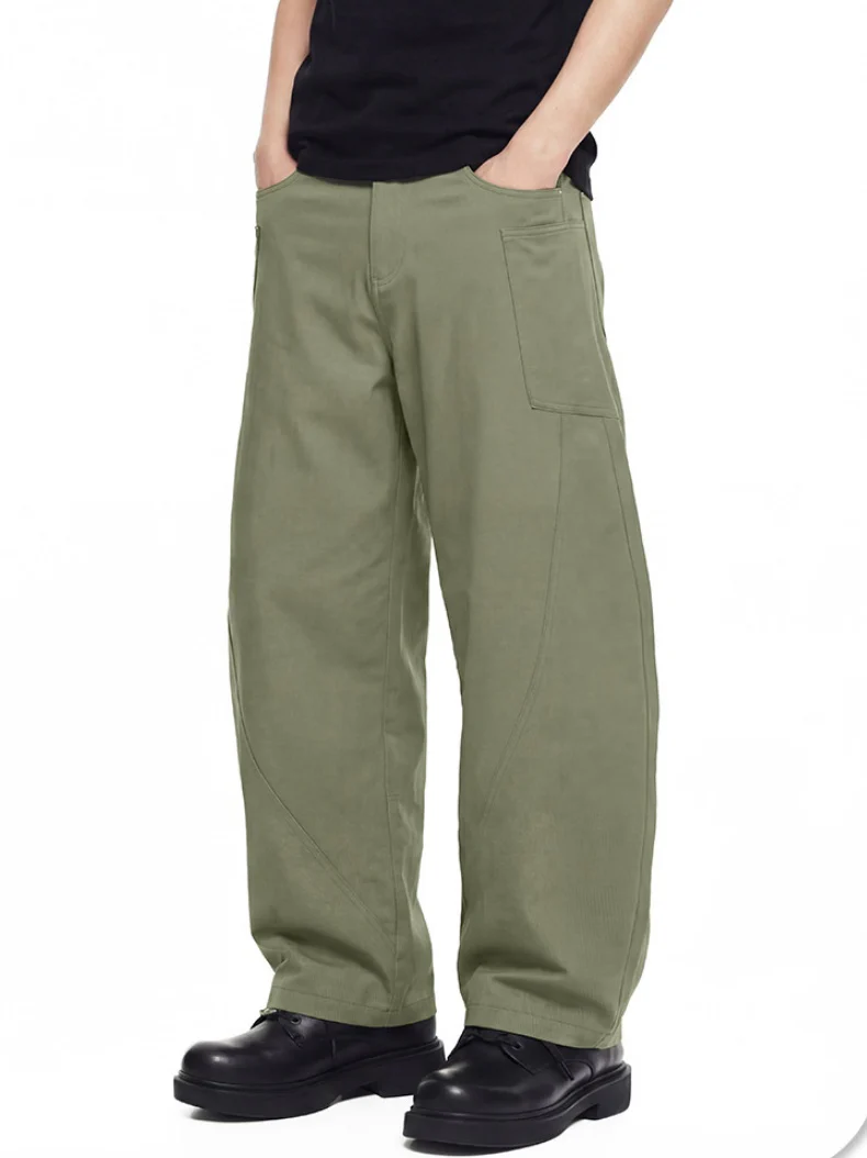 Retro Wide-leg Machete Cargo Trousers - Image 10