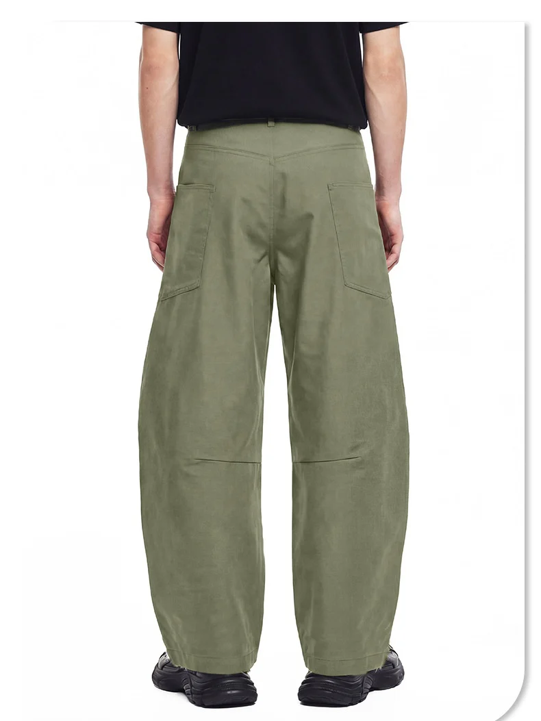 Retro Wide-leg Machete Cargo Trousers - Image 12