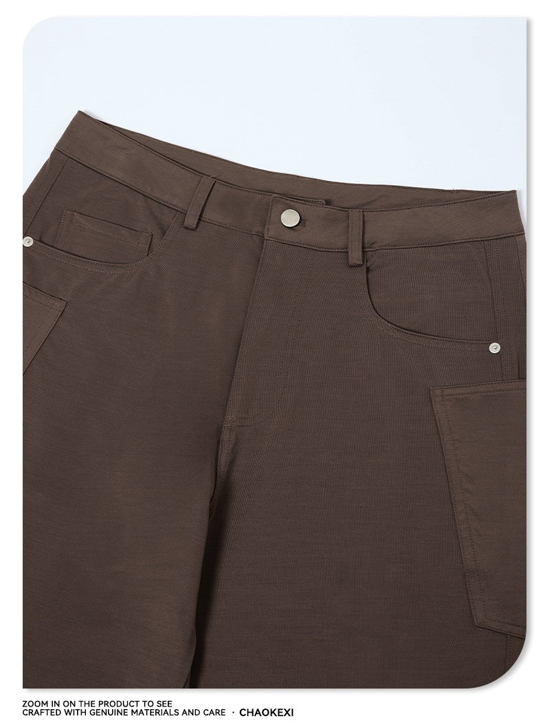 Retro Wide-leg Machete Cargo Trousers - Image 4