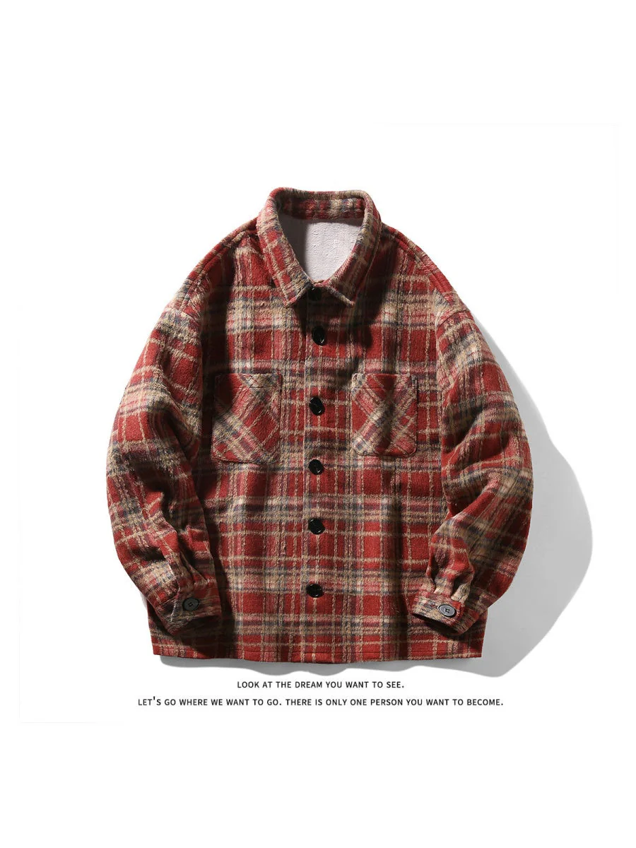 Plaid Loose-fit Shirts - Image 4