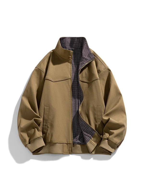 Cleanfit Plaid Patchwork Jackets - Image 2