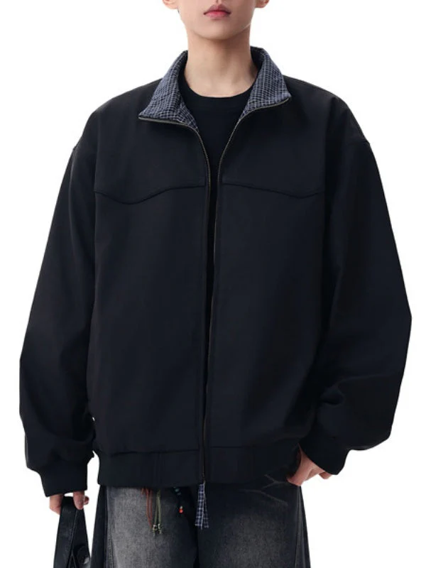 Cleanfit Plaid Patchwork Jackets - Image 6