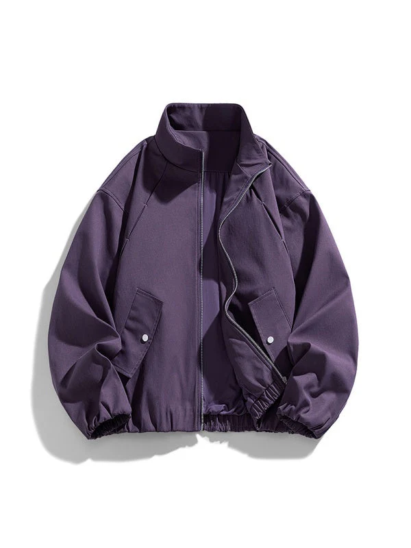 Harrington Stand Collar Work Clothes Jackets - Image 2
